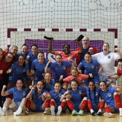 Les Françaises ont aisément battu le pays hôte (photo Futsal Love Serbia) Les Françaises ont aisément battu le pays hôte (photo Futsal Love Serbia)