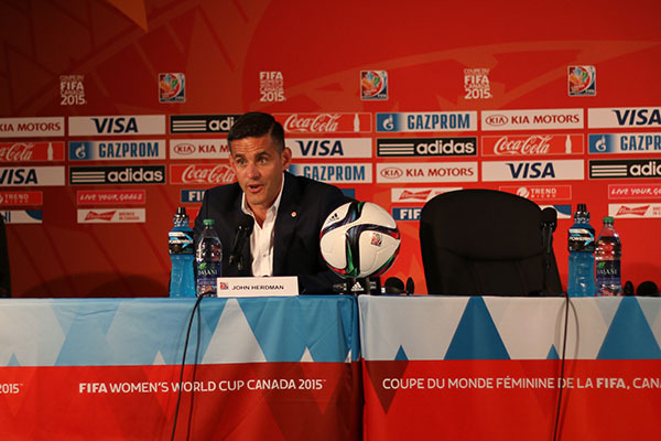 Le sélectionneur John Herdman a remercié le public québécois pour son accueil mais il préfère les matches à Vancouver