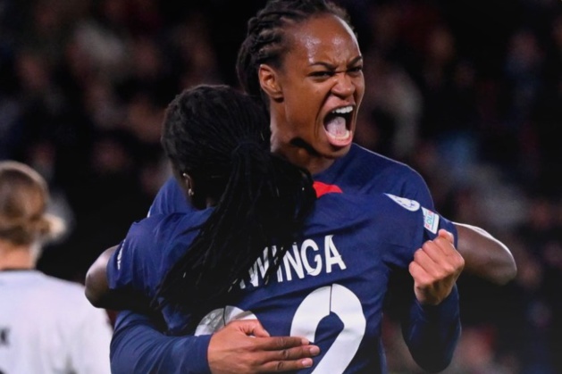 Le duo Chawinga - Katoto a frappé (photo PSG) Le duo Chawinga - Katoto a frappé (photo PSG)