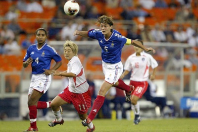 Corinne Diacre avec Laura Georges a tenu Corinne Diacre avec Laura Georges a tenu