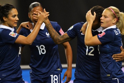 Necib, Delie, Thomis et Le Sommer, un quatuor efficace (photo FIFA) Necib, Delie, Thomis et Le Sommer, un quatuor efficace (photo FIFA)