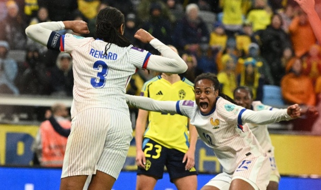 Renard et Katoto ont permis aux Bleues de mener au score (photo FFF) Renard et Katoto ont permis aux Bleues de mener au score (photo FFF)