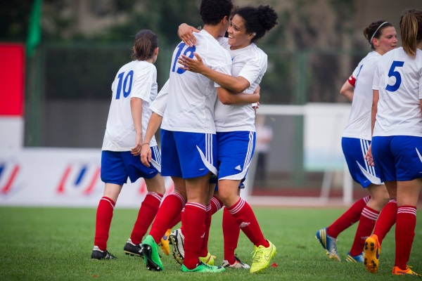 Valérie Gauvin a marqué dans les arrêts de jeu (photo FFSU)