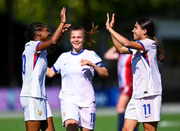 Carton plein face à la Norvège (photos UEFA) Carton plein face à la Norvège (photos UEFA)