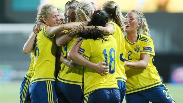 La Suède s'apprête à affronter l'Espagne (photo UEFA)