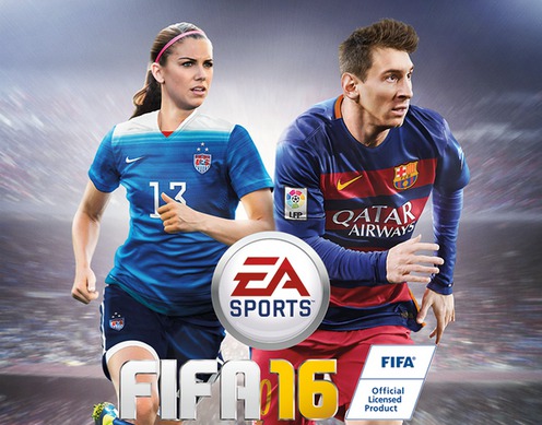 Alex Morgan aux côtés de Messi sur la couverture américaine (crédit DR) Alex Morgan aux côtés de Messi sur la couverture américaine (crédit DR)