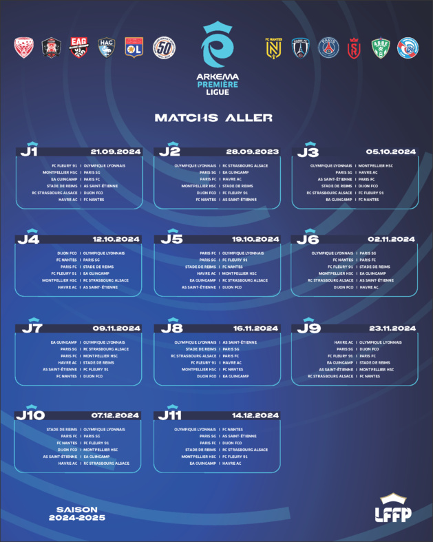 #Première Ligue - Le calendrier dévoilé #Première Ligue - Le calendrier dévoilé