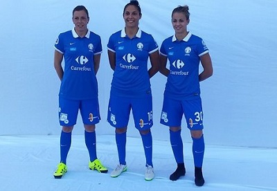 Trois gardiennes connaissant le niveau de la D1 (photo club) Trois gardiennes connaissant le niveau de la D1 (photo club)
