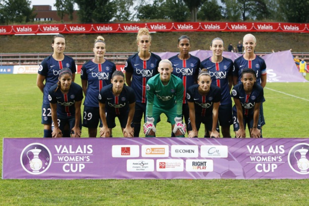 Le PSG lors du tournoi de la Valais Cup (photo PSG) Le PSG lors du tournoi de la Valais Cup (photo PSG)