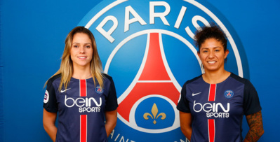 Erika et Cristiane, deux Brésiliennes à Paris (photo C Gavelle/PSG) Erika et Cristiane, deux Brésiliennes à Paris (photo C Gavelle/PSG)