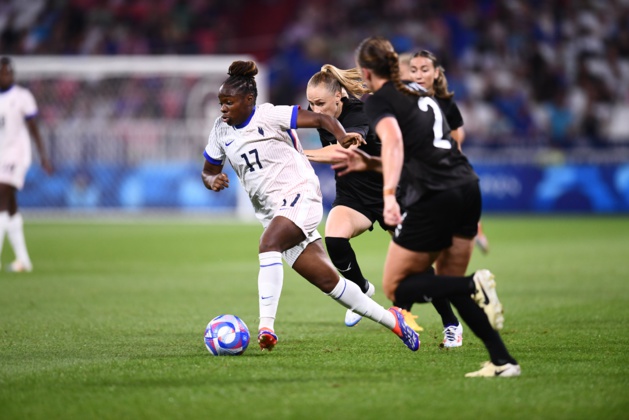 Sandy Baltimore aura été impliqué dans les buts tricolores (photo FFF) Sandy Baltimore aura été impliqué dans les buts tricolores (photo FFF)