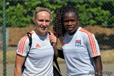 Pauline Bremer avec Griedge Mbock Pauline Bremer avec Griedge Mbock