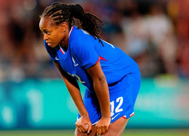 Katoto n'a pas trouvé la faille cette fois-ci (photo @equipedefrancef) Katoto n'a pas trouvé la faille cette fois-ci (photo @equipedefrancef)