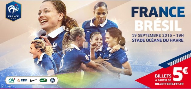 Bleues - FRANCE - BRESIL : le public présent pour cette nouvelle saison