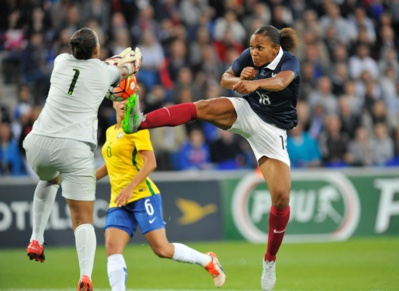 Marie-Laure Delie d'attaque ! (photo FFF) Marie-Laure Delie d'attaque ! (photo FFF)