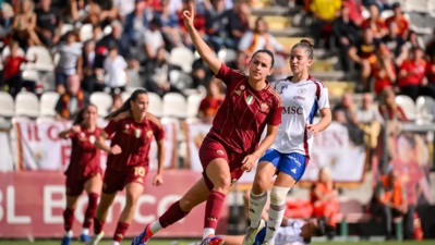 La Roma prend l'avantage face au Servette (photo UEFA via Getty) La Roma prend l'avantage face au Servette (photo UEFA via Getty)