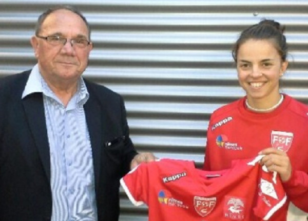 Léa Rubio portera le numéro 2 avec le club nîmois (photo club) Léa Rubio portera le numéro 2 avec le club nîmois (photo club)