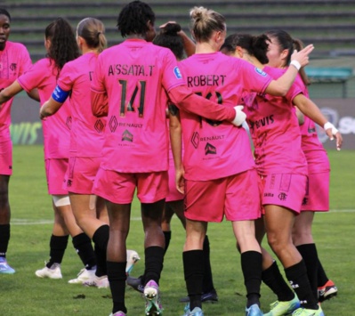 Les anciennes Guingampaises Traoré et Robert ont frappé (photo FC Fleury) Les anciennes Guingampaises Traoré et Robert ont frappé (photo FC Fleury)
