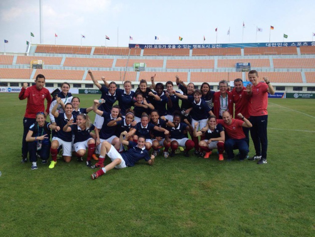 Les Tricolores après la victoire contre les Etats-Unis (photo Francemilitaire) Les Tricolores après la victoire contre les Etats-Unis (photo Francemilitaire)