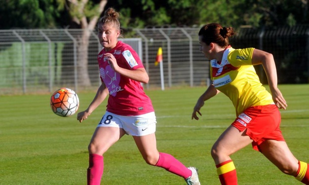 Léger a inscrit son 6e but de la saison (photo MHSC) Léger a inscrit son 6e but de la saison (photo MHSC)
