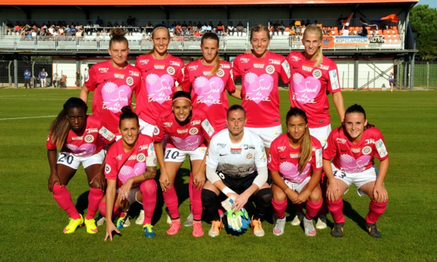 Le maillot rose du MHSC à l'occasion du Mois OctobreRose, pour la prévention du cancer du sein (photo MHSC)