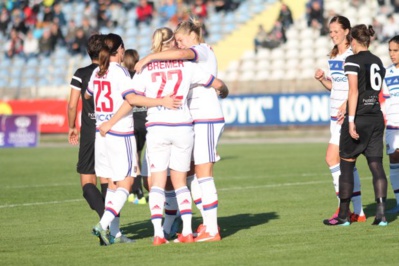 A Konin, Lyon s'est imposé 6-0 (photo Hania Urbaniak) A Konin, Lyon s'est imposé 6-0 (photo Hania Urbaniak)