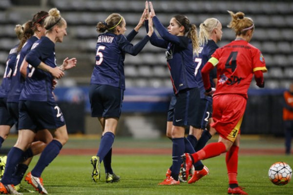 Delannoy a ouvert le score sur penalty (photo PSG)