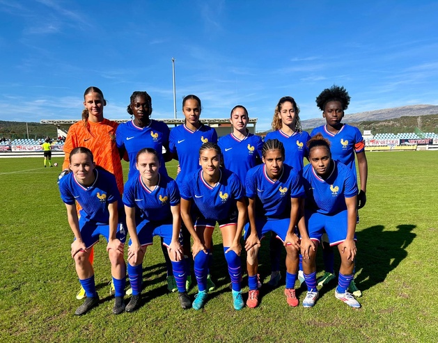 Le onze aligné face à la Croatie (photo CD/FFF) Le onze aligné face à la Croatie (photo CD/FFF)