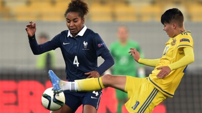 Laura Georges retrouvait les Bleues cette saison (photo UEFA.com) Laura Georges retrouvait les Bleues cette saison (photo UEFA.com)