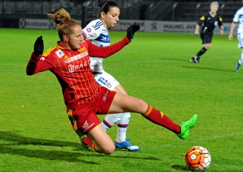 Haupais était remplaçante au coup d'envoi pour cette rencontre face à Lyon (photo Centre Presse Aveyron) Haupais était remplaçante au coup d'envoi pour cette rencontre face à Lyon (photo Centre Presse Aveyron)
