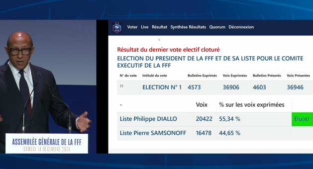 FFF - Philippe DIALLO élue Président de la FFF FFF - Philippe DIALLO élue Président de la FFF