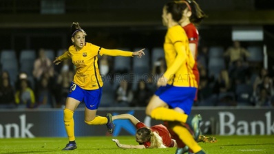 Olga Garcia a marqué la qualification du Barça (photo FC Barcelona)