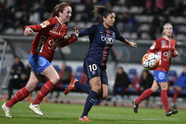 Cristiane est restée muette durant 90 minutes (photo PSG.fr)