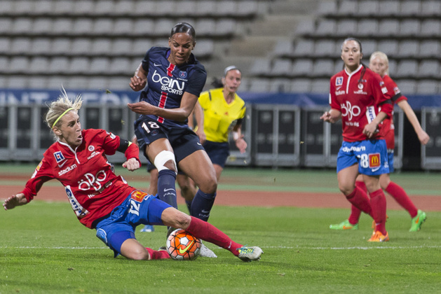 Delie et le PSG passent le cap malgré le 0-0 (photo Eric Baledent/LMP) Delie et le PSG passent le cap malgré le 0-0 (photo Eric Baledent/LMP)
