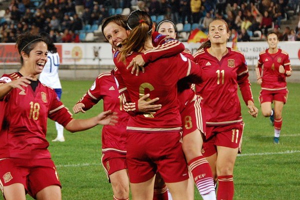 Les Espagnoles s'imposent face aux voisines portugaises (photo : sefutbol)