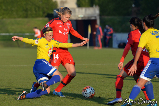 Ada Hegerberg a inscrit un triplé contre Saint-Maur Ada Hegerberg a inscrit un triplé contre Saint-Maur