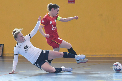 Audrey Delomre tente d'intervenir face à Mélanie Daunas (photo Philippe Le Brech) Audrey Delomre tente d'intervenir face à Mélanie Daunas (photo Philippe Le Brech)