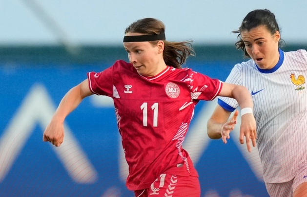 Baattrup avait permis au Danemark d'égaliser à 2-2 (photo DBU) Baattrup avait permis au Danemark d'égaliser à 2-2 (photo DBU)