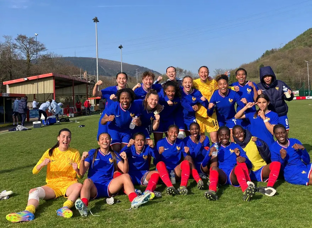 La joie tricolore (photo FFF) La joie tricolore (photo FFF)