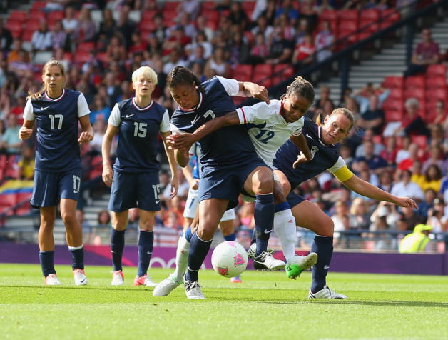 Thomis face aux Etats-Unis aux JO 2012. Le tournoi organisé en mars préparera à ceux de 2016 (photo FIFA.com)