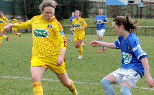 Fanny Valentin à droite et Le Puy ont cédé en seconde (photo Bernadette Julliand/Le Puy) Fanny Valentin à droite et Le Puy ont cédé en seconde (photo Bernadette Julliand/Le Puy)