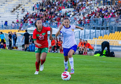 Lola Gstalter a ouvert le score (photo Nicolas Revello/Sud Ladies Cup)