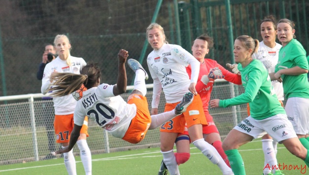 Montpellier a buté sur la défense stéphanoise (photo Anthony/ASSE féminines) Montpellier a buté sur la défense stéphanoise (photo Anthony/ASSE féminines)
