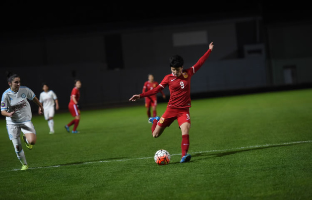 La Chine avec Wang Shanshan (photo Crédit Alexandre Dimou. Lesfeminines.fr)