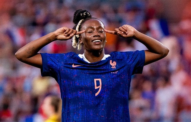 Malard s'offre un triplé parfait (pied gauche, pied droit et tête) (photo FFF) Malard s'offre un triplé parfait (pied gauche, pied droit et tête) (photo FFF)