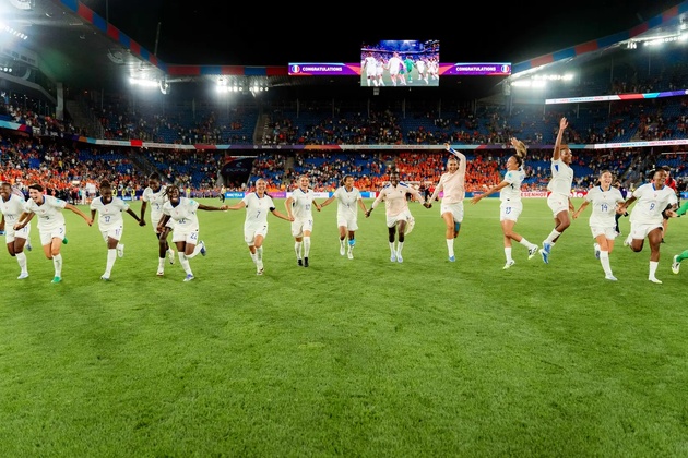 Les Bleues ont su réagir lorsqu'elles étaient menées au score (photo Zoé Jeulin/FFF) Les Bleues ont su réagir lorsqu'elles étaient menées au score (photo Zoé Jeulin/FFF)