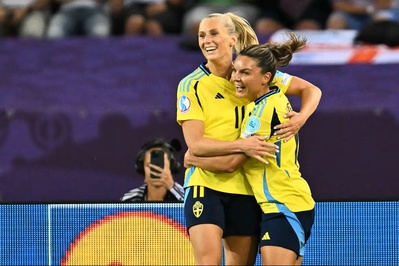 La Suède menait 2-0 à la pause (photo UEFA.com)