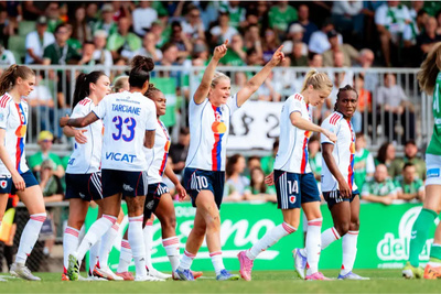 La joie de Lindsey Heaps (photo OL Lyonnes)