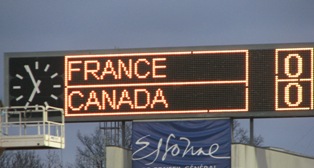 France - Canada : 0-0 France - Canada : 0-0