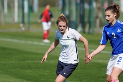 Faustine Robert a ouvert le score (photo Sébastien Duret) Faustine Robert a ouvert le score (photo Sébastien Duret)